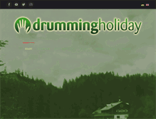 Tablet Screenshot of drummingholiday.com